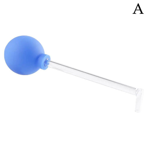 Manual Vacuum Tonsil Stone Remover Kit With Safe PVC Glass Tube For Adults Dental Suction Mouth Cleaner Right Angle Design