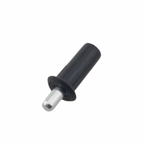 20 Piece Furniture Cabinet Door Connectors and Bulkhead Pins Set for Shutter Repair with Retractable Spring Center Pivot Pins Black
