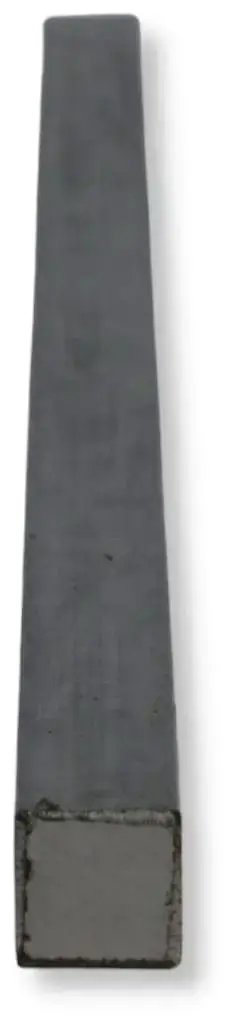 Front view of Beefy Three Quarters By Three Quarters By Twelve Inch Square Steel Key Stock Pack Of Two Undersized Cold Drawn Bars With Plain Finish