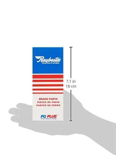 Raybestos parking brake hardware kit packaging, front view; blue logo, 7.1 in tall