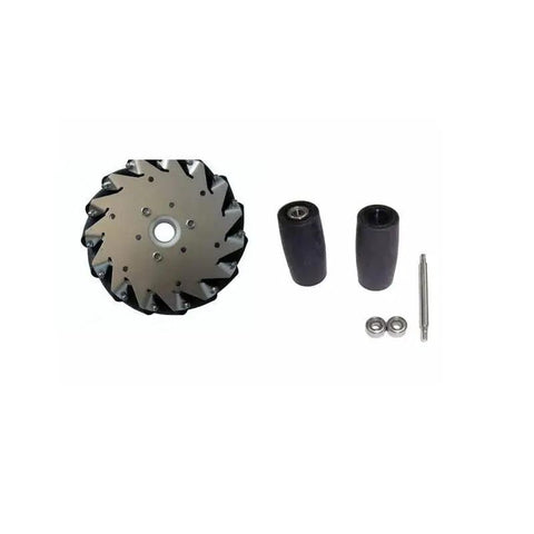 Mecanum Wheel 152mm 6 Inch With Ball Bearing Left Version and components for RC cars and 4WD vehicles, Model 14095