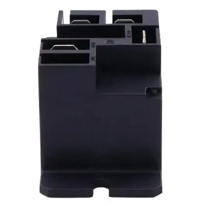 Side view of black General Purpose 24VDC Relay for 240VAC Loads Up to 30A, 832AW-1A-F-C1 and 832AW-1A-C1-24VDC.