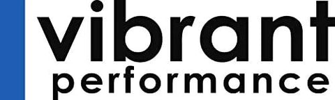 Automotive brand Vibrant Performance logo with blue vertical stripe