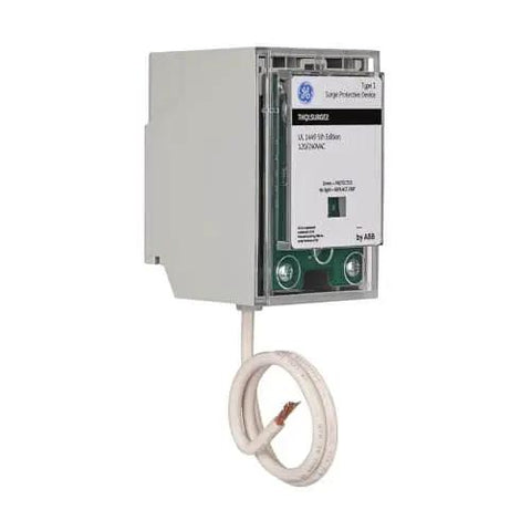 Whole House Type 1 Surge Protector 120/240 VAC 25kA Single Unit Pigtail Plug-On Device with LED Status Indicator