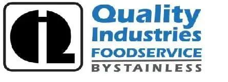 Logo of Quality Industries Foodservice by STAINLESS with stylized 'QI' design.