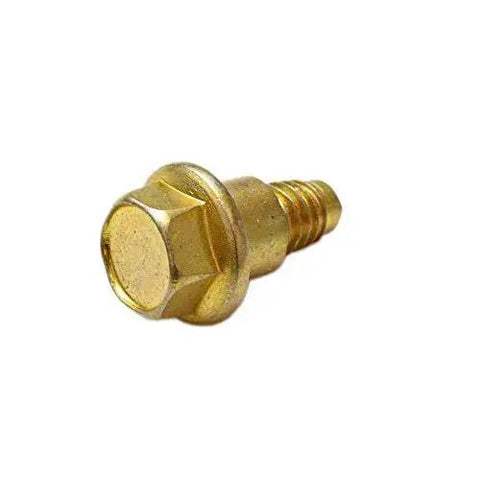 Lawn Mower Shoulder Bolt Replacement 532196539 OEM Genuine Part with a durable zinc-plated finish, shown in close-up view.