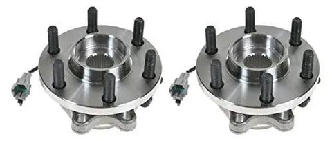 Two Piece Front Wheel Bearing And Hub Assembly Set For 2005 Through 2019 Frontier, 2005 Through 2012 Pathfinder, 2005 Through 2015 Xterra