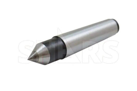 3MT Carbide Tipped Morse Taper Solid Dead Center With 60 Degree Point Hardened Ground Body 4.92 Inch Overall Length Ultra Precise Runout
