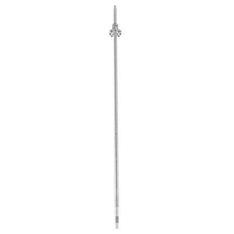 Full view of Beefy 700mm SFU1204 Rolling Ball Screw With Ball Nut Anti Backlash Septum Tool for heavy machinery and robotics.