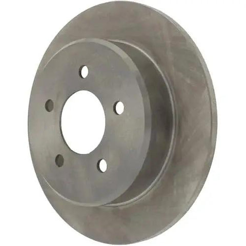 Centric 121.67037 C-Tek rear brake rotor, metallic gray cast iron (front view)