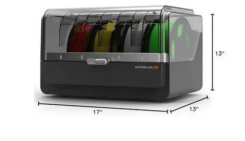 Ace Pro For Kobra S1 3D Printer with Nozzle Clog Detection, automatic filament backup, size 17x13x13 inches, side view