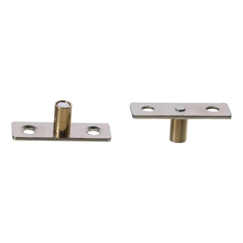 4 Pcs Stainless Steel Roller Guides for Sliding Barn Doors Floor Guides and Hardware Accessories, polished finish