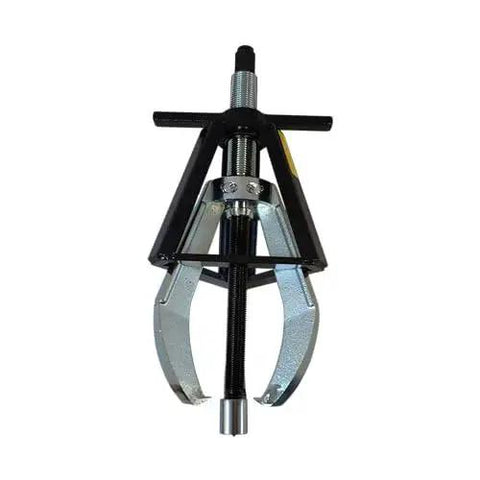 Three Jaw Manual Puller With 10 Ton Capacity And 6 Inch Reach For Bearing And Pulley Extraction, One Quarter Inch To Seven Inch Spread