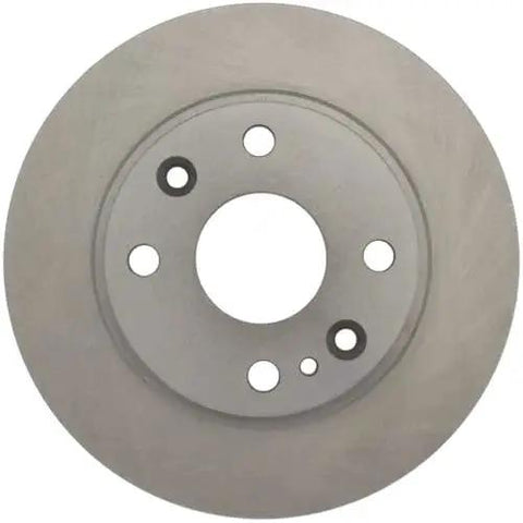 Centric C-Tek rear brake rotor, front view, for 1990–1993 Mazda Miata, gray metal brake disc.