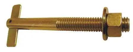 GCPT14212 T Anchor Toggle Bolt 1/4 X 2 1/2 Inches Gravity Activated, 4 Pack Heavy Duty Hollow Wall Anchor, side view
