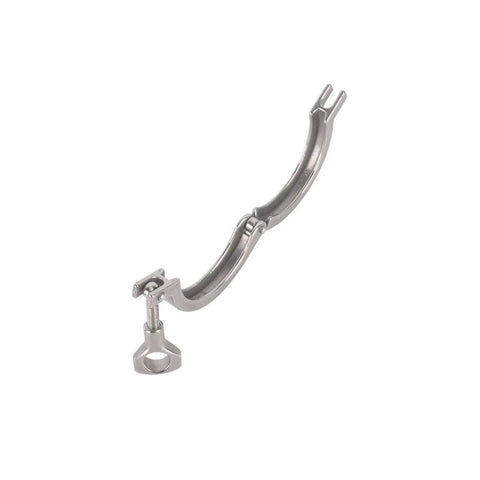 Sanitary tri-clamp, 2.5-inch, 304 stainless steel clover-style heavy-duty clamp, Amazon brand, pack of 1