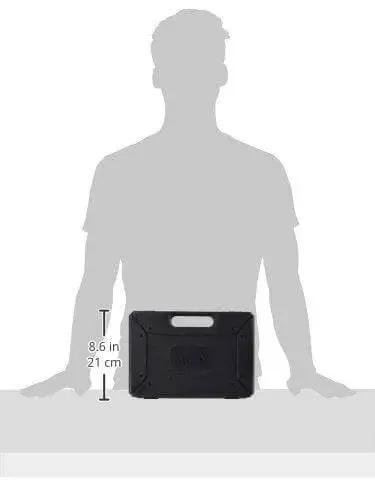 Silhouette holding case for 109-Piece Drill Bit And Screwdriver Bit Set Combo For Wood Metal Plastic And Masonry, 8.6 inches tall