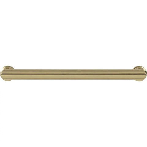 Morris Pull Cabinet Handle 6 5/16 Inch Center to Center Honey Bronze Finish, durable metal hardware for kitchen and bath cabinetry.
