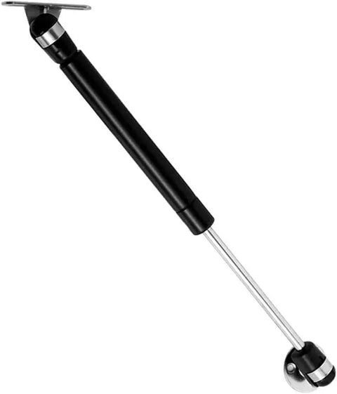 6 Inch Gas Struts For Cabinets 20N 4.4lb Black Professional Cabinet Shocks Lift Supports with mounting brackets and screws visible
