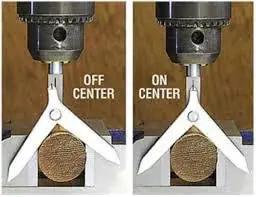 Precision Round Bar Center Finder For Milling Machines With Three Eighths Inch Shank Steel Centering Gauge demonstrating on-off center