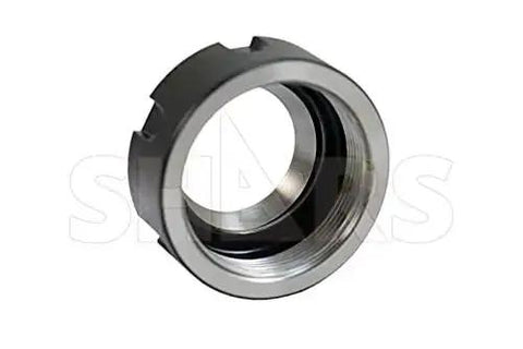 ER32 Coolant Through Straight Shank Extension Tool Holder With O Ring Seal And Slotted Nut, 50mm Collet Nut, M40x1.5 Threads