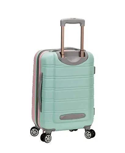 Mint luggage with spinner wheels and telescoping handle, Melbourne Hardside Expandable Carry-On Spinner Luggage 20 Inch by Rockland