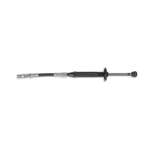 Heavy-Duty Grease Fitting Cleaner For Hardened Clogs With Impact Tool, Steel Drive Cylinder And Piston, Safety Shield, High-Pressure Hose
