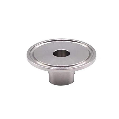 DERNORD 1.5-inch sanitary tri-clamp to 1/4-inch NPT female adapter, stainless steel