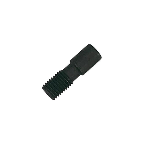 316 Stainless Steel Streamline Cable Stud With Molybdenum Disulfide Coating For Three Sixteenth Inch Cable And Five Sixteenth Inch UNF Thread One Inch Length Heavy Duty One Piece Hardware, front view showing threaded end.