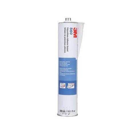 Polyurethane Adhesive Sealant Cartridge, Black 10.5 oz, Pack of 1, shown in a white labeled tube for automotive and marine use.
