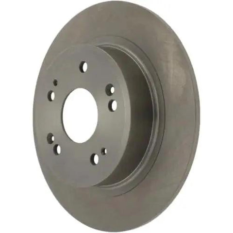 Front view of Centric C-Tek rear brake rotor 121.40068 for Acura/Honda in metallic grey