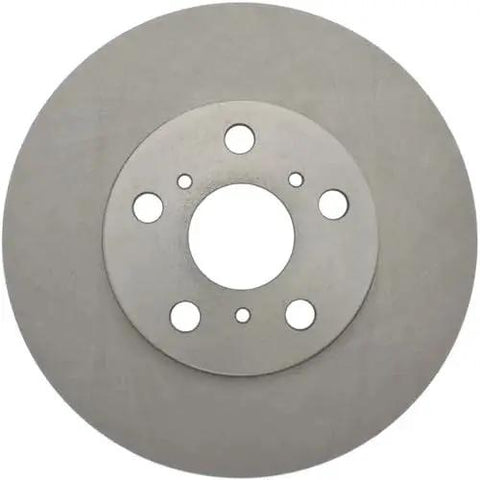 Front brake rotor by Centric C-Tek, silver metal with a multi-hole hub; fits select 1988–1991 Toyota Camry