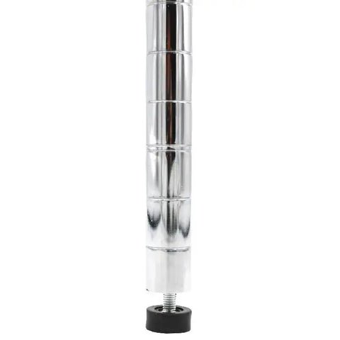 Eight Pack Three Eighths Inch Thread Leveling Feet Bolts For Furniture Adjustable Legs with zinc-plated steel, side view