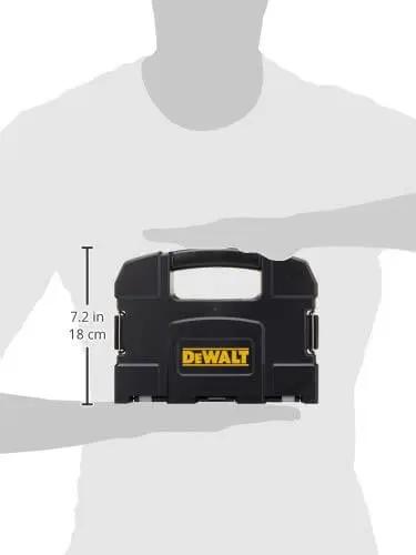 Workhorse Heavy Duty Bi Metal Hole Saw Kit For Electricians With Long Life Teeth And Easy Plug Ejection For Fast Chip Removal Versatile Drilling Set D180002 By DeWalt For Cutting Wood Metal Plastic And Black Pipe in black carrying case.