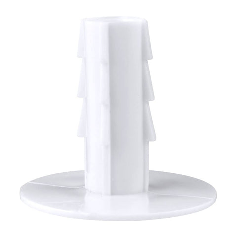 Skywalker white single feed-through cable bushing, plastic, 100-pack
