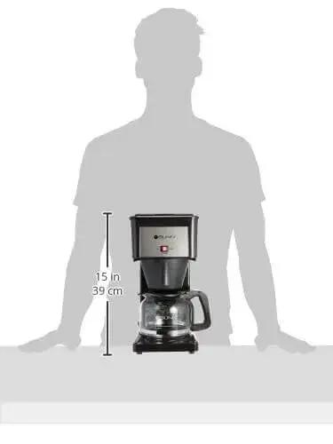 Velocity Brew 10 Cup Home Coffee Brewer With A Stainless Steel Hot Water Tank That Stays Hot For Quick Brews displayed on counter