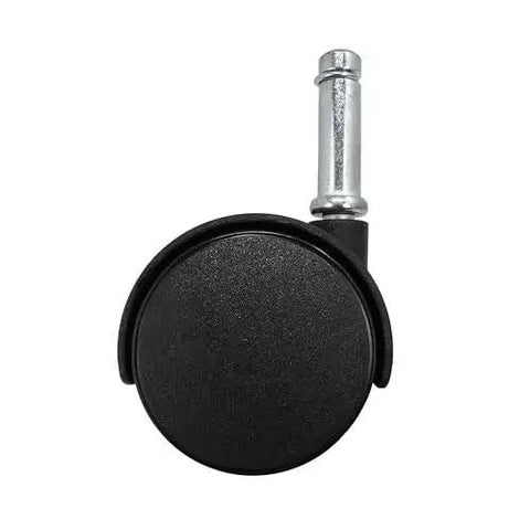 Heavy Duty 2 Inch Twin Wheel Office Chair Casters Shepherd Hardware With Seven Sixteenth Inch Stem Diameter And 75 Pound Load Capacity 5 Pack Black