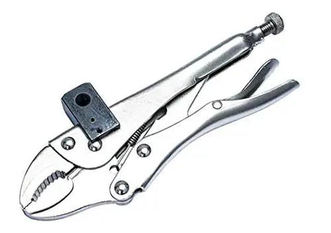 Dasqua 7611-0025 chrome automotive disc and rotor flex locking pliers