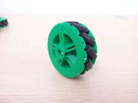 64mm Mecanum Omni Wheel for DIY Robots and 3D Printing Projects Rubber Rolling Drive with Obstacle Avoidance, 22mm thick