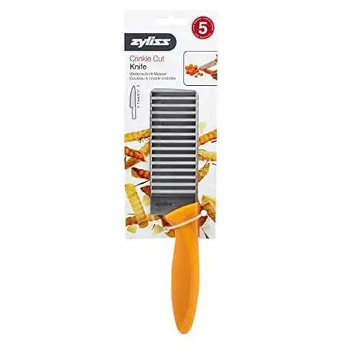 Crinkle Cut Knife For Creative Fries And Veggies With A 4.25 Inch Stainless Steel Blade And Wavy Cutter Ideal For Decorative Slices Potato And Vegetable Prep Ergonomic Handle From Zyliss