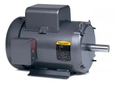 1.5 HP Single-Phase TEFC General Purpose Motor, 3,450 RPM, Dual 230/115 V, 56/56H Frame, Foot Mount with Standard Flange