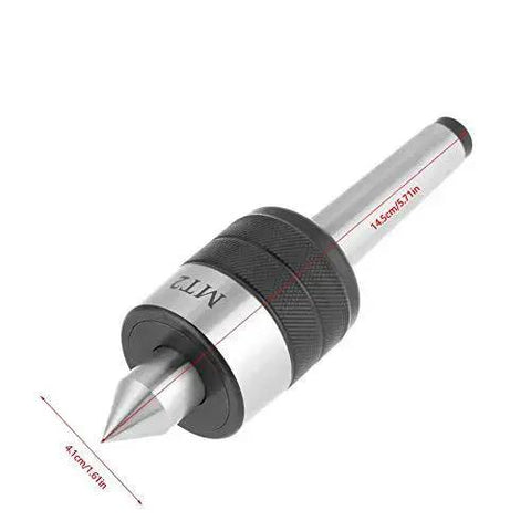 MT2 Live Center High Precision Lathe Tool With 60 Degree Point For Rotary Turning And CNC Milling 5000 RPM T10 Steel Conical Tip