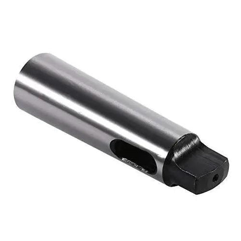 MT2–MT3 Morse taper drill sleeve adapter in steel, side view