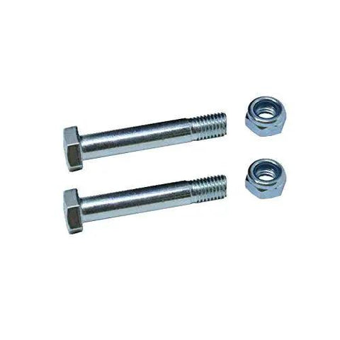 Axles and nuts for Beefy Heavy Duty Cast Iron V Groove Wheel Set For Residential Rolling Gates 4 Inch By Two And A Half Inch
