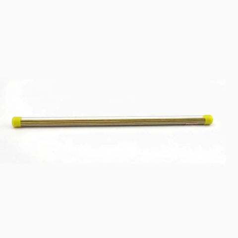 20 Piece Brass EDM Drilling Electrode Tubes Set With Single Channel Holes For Electrical Discharge Machining 400mm Long Diameters Ranging From Three Tenths Millimeter To Two And A Half Millimeters Perfect For Precise Spark Machining And DIY Metalworking.