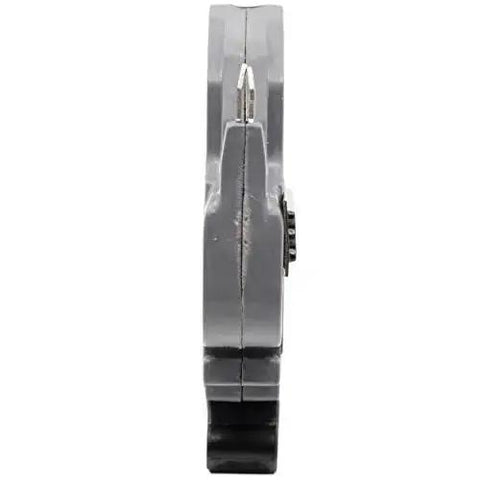 Side view of Stab Lok NC115 Replacement Circuit Breaker One Pole 15 Amp Gray Newly Manufactured Federal Pacific Electric Style ETL Listed