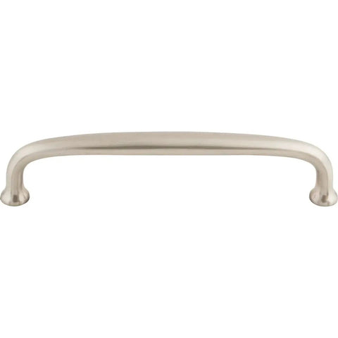 Asbury Collection Charlotte Pull Brushed Satin Nickel Contemporary Transitional Cabinet Hardware Center To Center Six Inches front view
