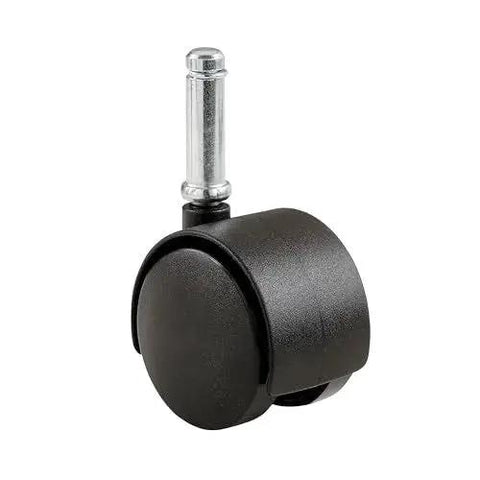 Heavy Duty 2 Inch Twin Wheel Office Chair Casters Shepherd Hardware With Seven Sixteenth Inch Stem Diameter And 75 Pound Load Capacity