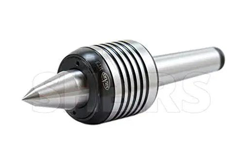 3MT Long Nose Live Center For Lathe CNC With Triple Bearing 60 Degree Point High Precision 0.0002 TIR close-up view