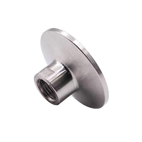 DERNORD stainless steel 1.5" sanitary tri-clamp to 1/4" NPT female adapter